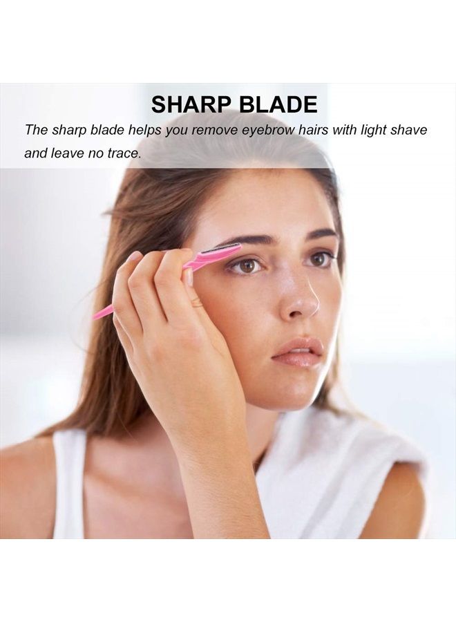 Colovis 66PCS Eyebrow Razor and Face Razor for Women and Men, Eyebrow Hair Trimmer and Shaver with Protective Cover,Safe and Newbie Friendly - Image 5