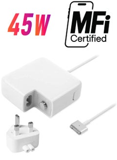 NTECH 45W  T tip  Adapter Compatible for Apple Magsafe 2 and MacBook Air Charger Replacement