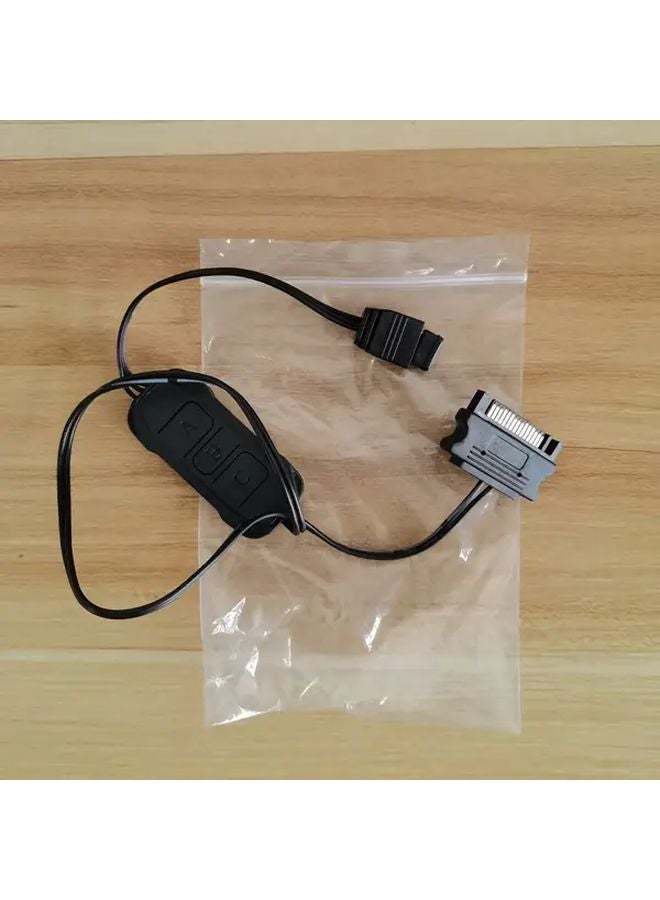 Mini5V3PinARGB XKQ Black Desktop PC Case Fan Controller With Remote And Multiple Lighting Modes - Image 1