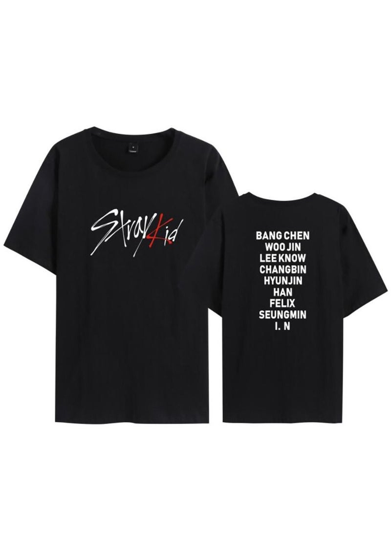 Othes تي شيرت The New Stray Kid أنا أنت للرجال والنساء باللون الأسود - Image 1