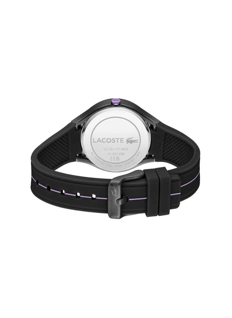 LACOSTE Round Analog Women's Black Case Watch - 2001350  - Image 3