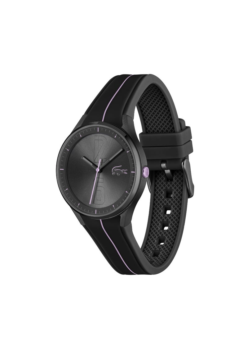 LACOSTE Round Analog Women's Black Case Watch - 2001350  - Image 2
