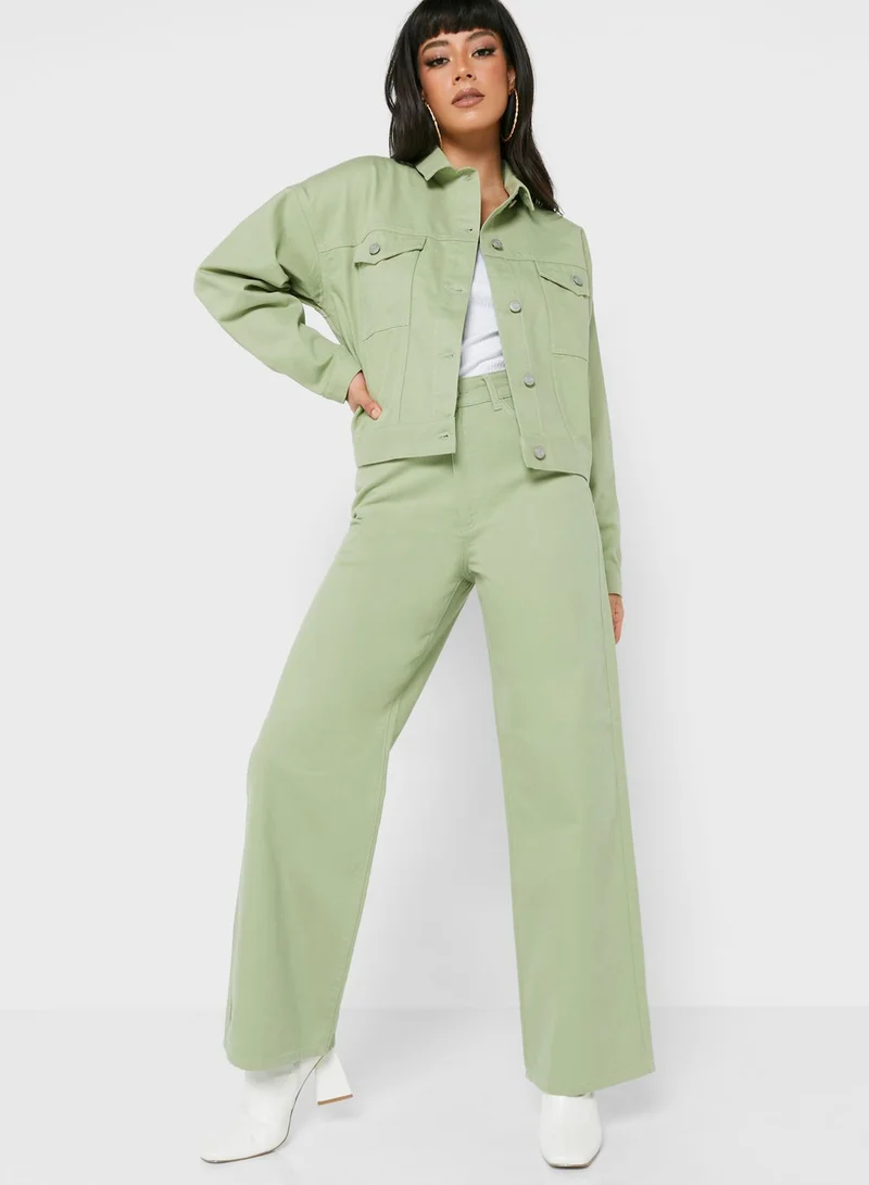ALIGNE High Waist Straight Jeans