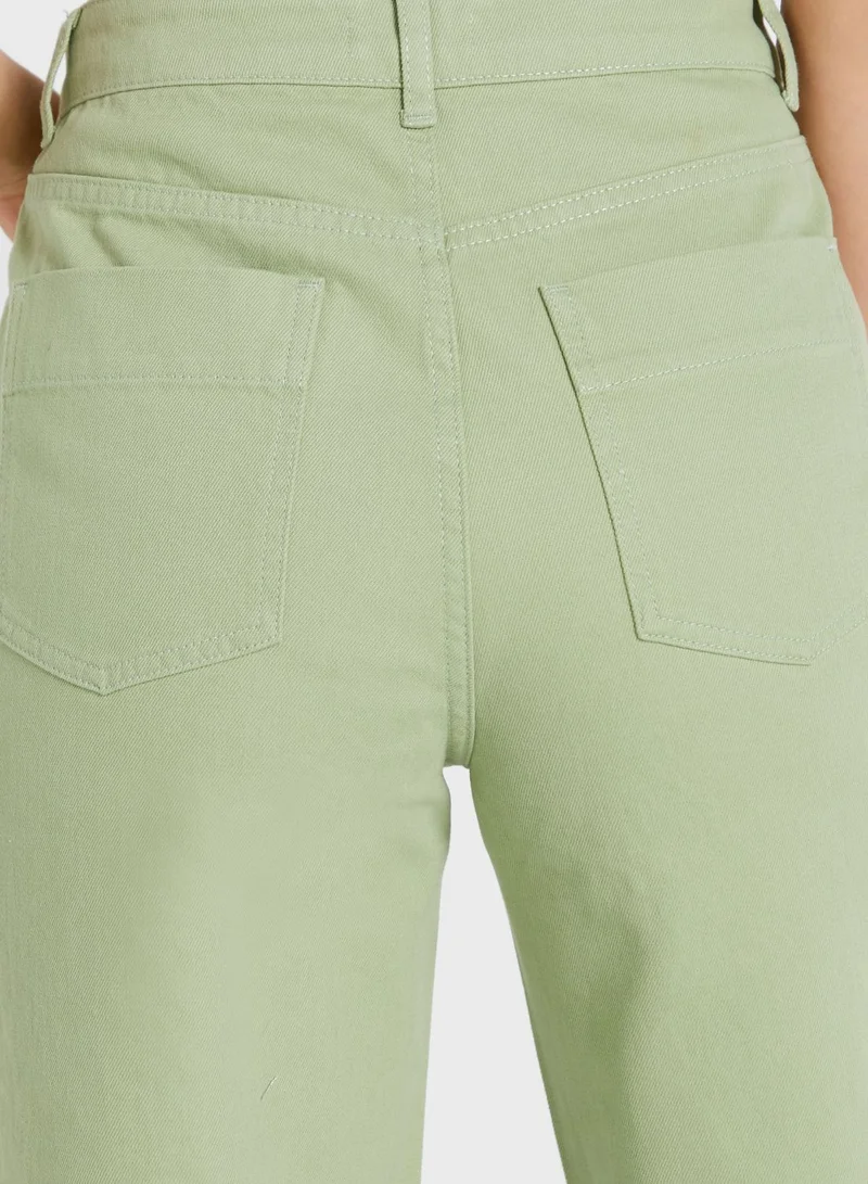 ALIGNE High Waist Straight Jeans