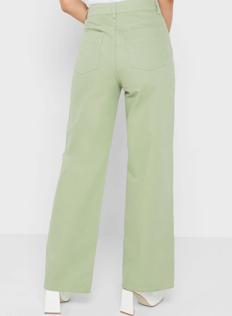 ALIGNE High Waist Straight Jeans