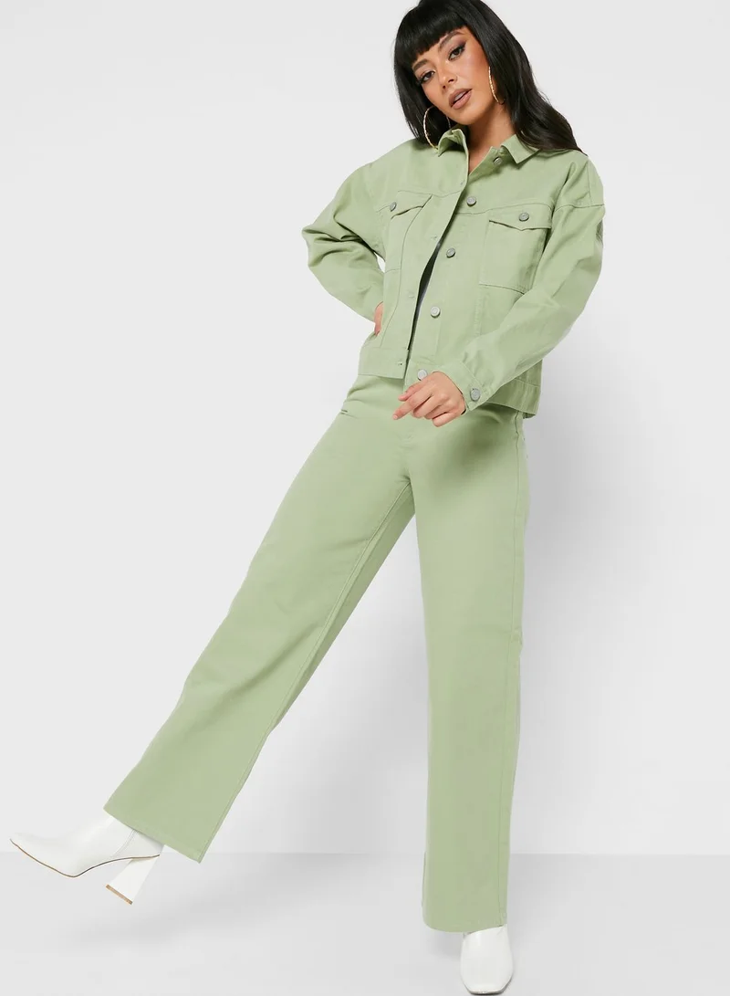 ALIGNE High Waist Straight Jeans