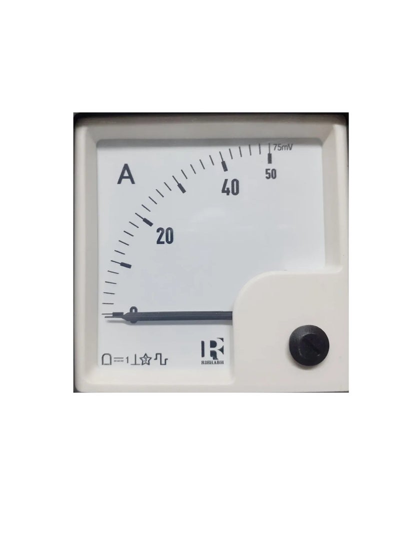 AC Analogue Panel Ammeter 72x72  Direct Type  ERI72A2D - Image 2
