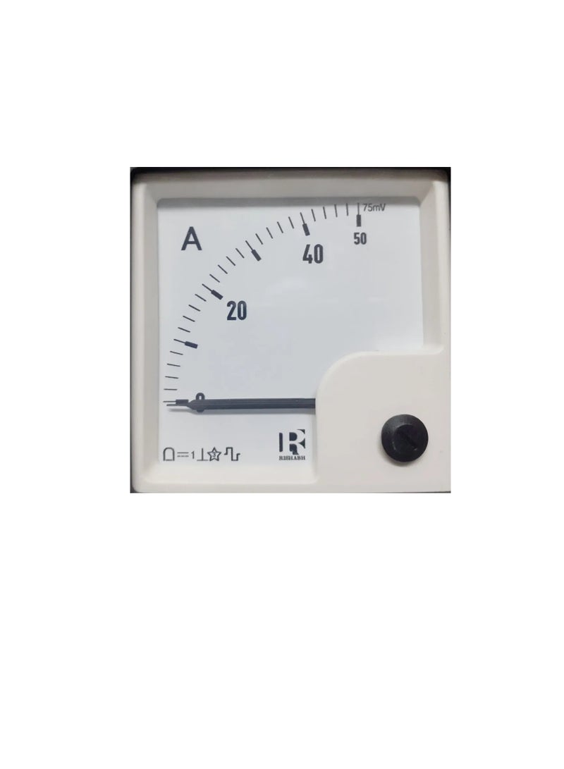 AC Analogue Panel Ammeter 72x72  Direct Type  ERI72A2D - Image 3