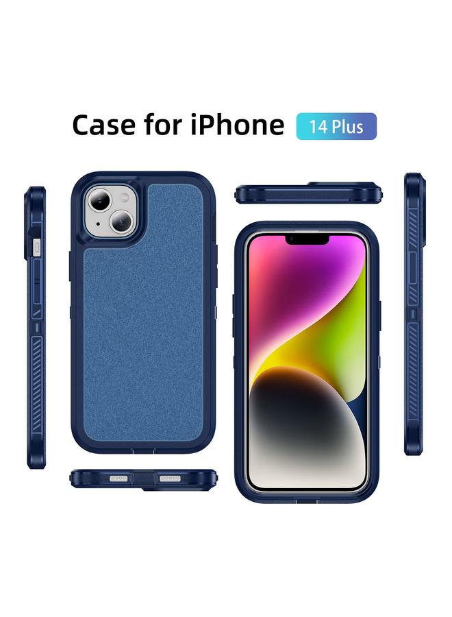 S-TOP Case For iPhone 14 Plus Guard Frosted Double Layer Phone Case - Image 2