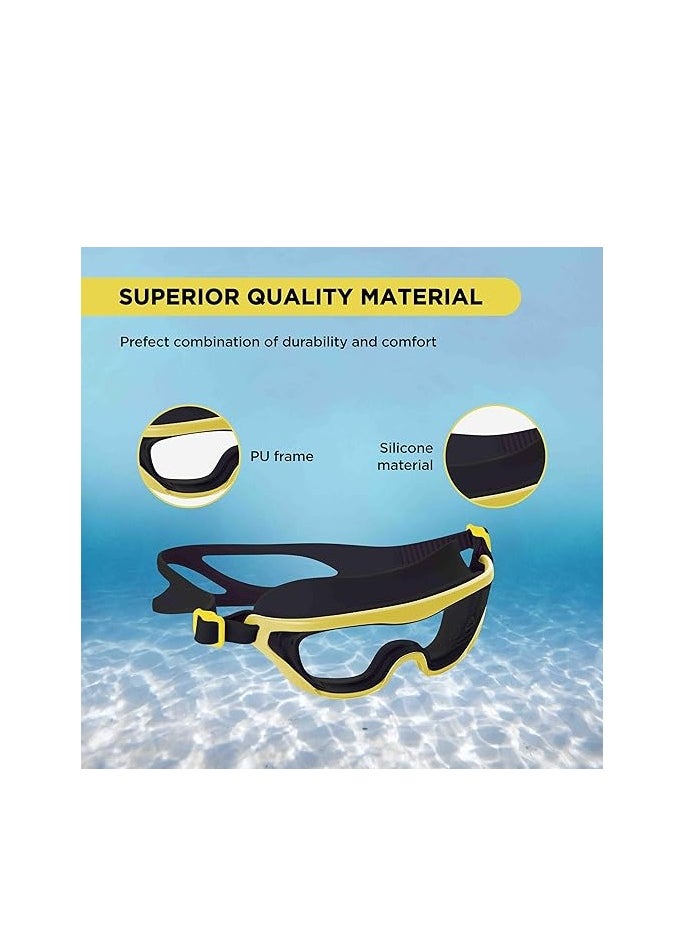 ENDLESS  - EL1010 Premium Swimming Goggle with Anti-Fog and UV Protection | Material : Silicon, PU | Stylish Big Frame for more Visibility | Soft Silicone Gasket for Leak Proof | With Hard Case - Image 1