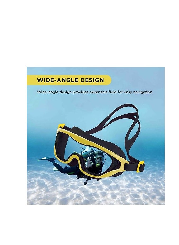 ENDLESS  - EL1010 Premium Swimming Goggle with Anti-Fog and UV Protection | Material : Silicon, PU | Stylish Big Frame for more Visibility | Soft Silicone Gasket for Leak Proof | With Hard Case - Image 1