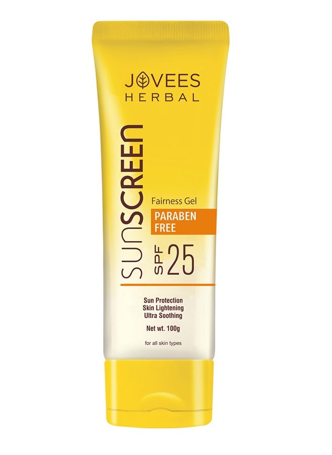 JOVEES HERBAL - Jovees Sunscreen Fairness Gel Spf 25  100 Ml - Image 1