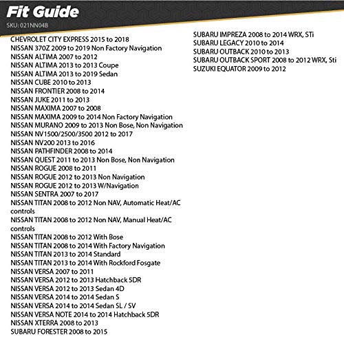 Scosche NN04B Aftermarket Radio Wiring Harness for Select 2007-20 Chevy, Mazda, Nissan, Subaru and Suzuki Vehicles - Car Stereo Wire Harness - Check Vehicle List and Notes in Images for Your Model - Image 3