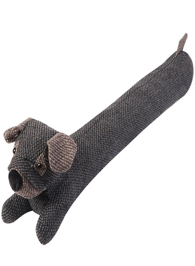 SANFERGE مانع تسرب الهواء أسفل الباب من سانفيرج، مقاس 36 بوصة، وزن 2.8 رطل، شديد التحمل، مانع تسرب الهواء أسفل الباب، عازل للصوت، موفر للطاقة، لون أسود رمادي - Image 1