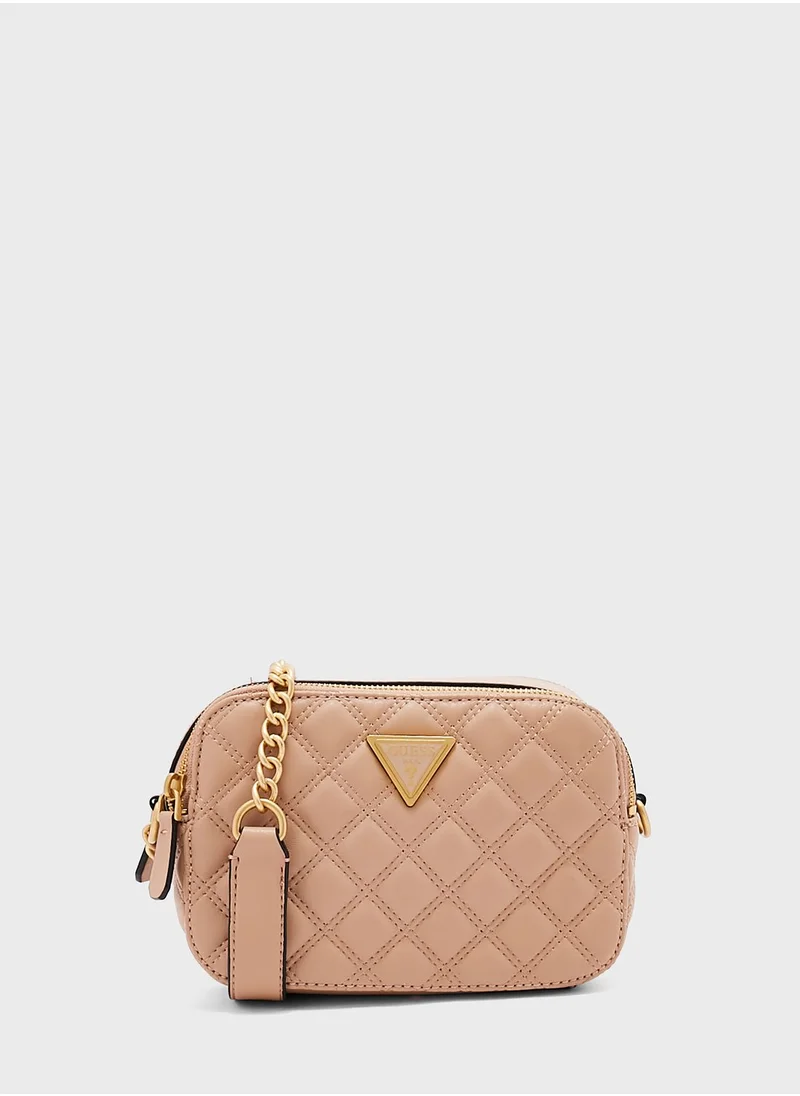 GUESS Giully Logo Detailed Crossbody Bag