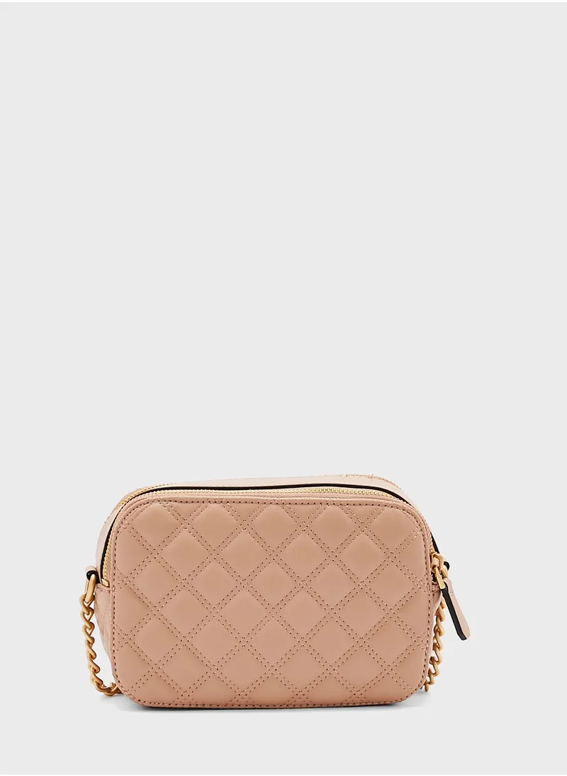 GUESS Giully Logo Detailed Crossbody Bag