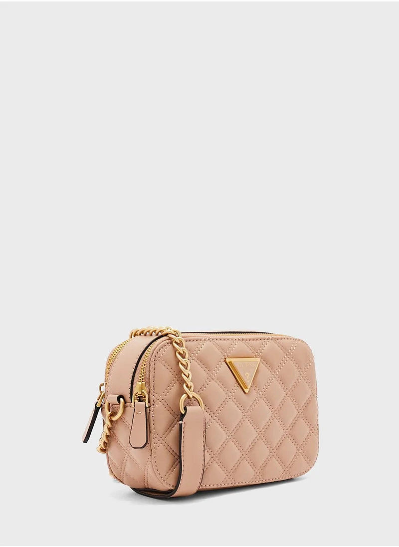 GUESS Giully Logo Detailed Crossbody Bag