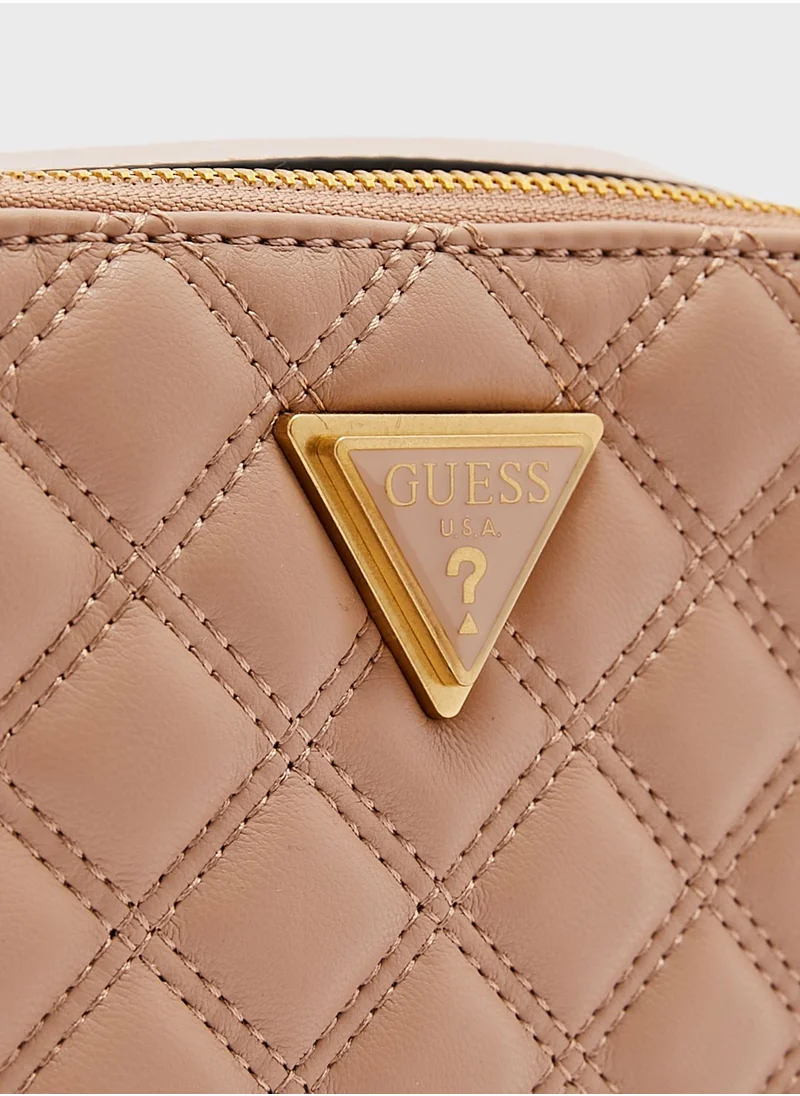 GUESS Giully Logo Detailed Crossbody Bag