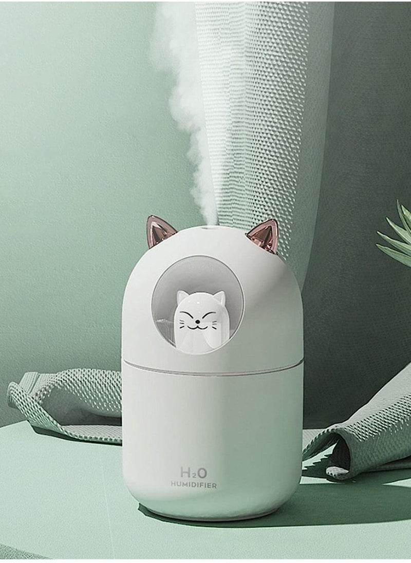 Generic - Desk Humidifier Convenient Practical Stable Reliable Small Compact Mini Humidifier Night Light Function for Decoration for Office for Dormitory - Image 1