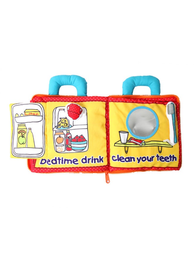 bbsky Baby Cloth Book Bear Three-dimensional Cloth Book Baby Early Education Parent-child Interaction Story Book - Image 4
