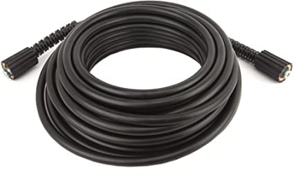 MLD WPH1954 High Pressure Washer Hose Pipe Flexible Long Electric Pressure Washer Machine Cleaning for car Washing Machines Accessories Water Hose Washers Outdoor Size8 Meter Color Black - Image 1