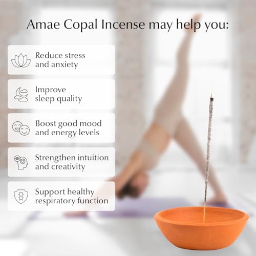 amae INCENSE Copal Incense 40 Sticks: Big Bag, from México, Handmade - Image 2