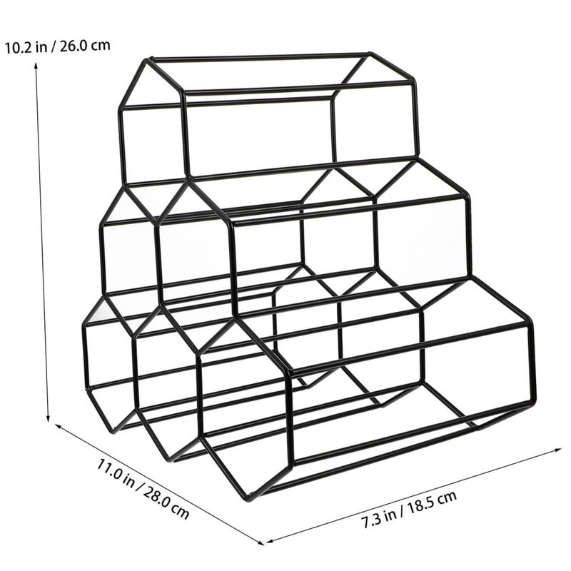Honeycomb Wine Rack Stable Countertop Cabinet Storage Space Saving Display - Image 3