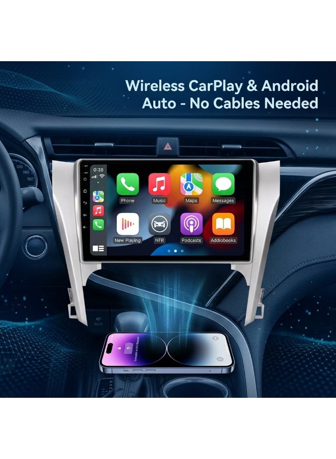 الروبوت 15 السيارات Carplay لتويوتا كامري 2012-2014 راديو السيارة راديو ستيريو - Image 2