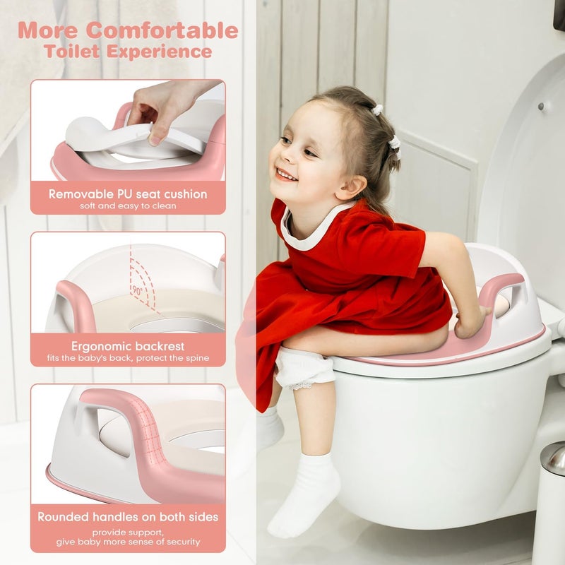 Maliton Children's Toilet Seat with Step Stool - Image 2