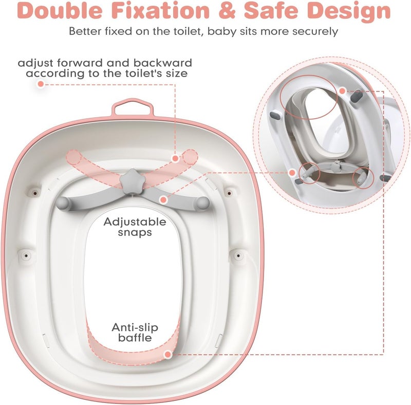 Maliton Children's Toilet Seat with Step Stool - Image 4