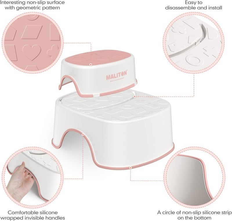 Maliton Children's Toilet Seat with Step Stool - Image 5