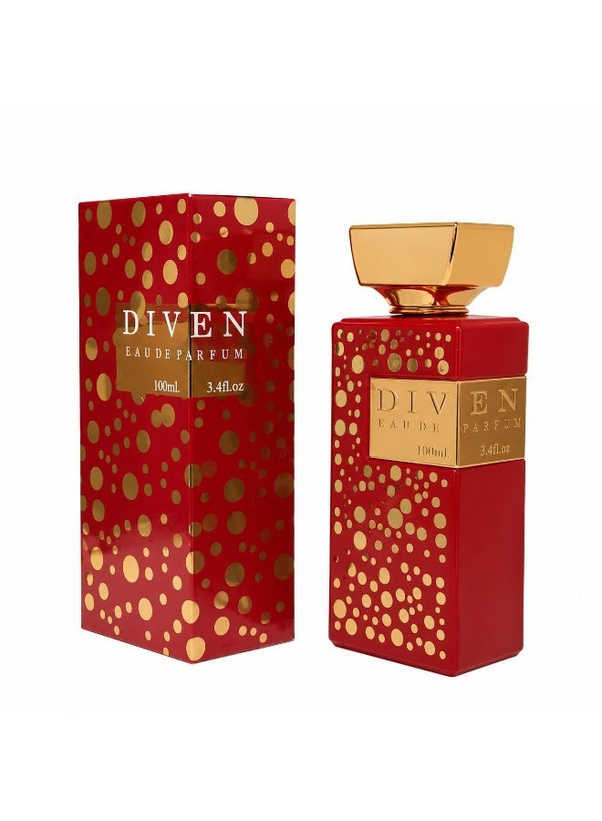 Cherry Diven Red Cherry Perfume 100ml – A Warm Touch of Vanilla Luxury - Image 2