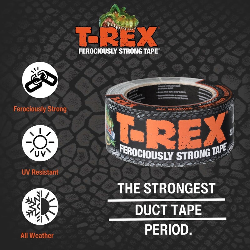 T-REX Duct Tape 1.88in x 10yd - Ferociously Strong Tape - Image 2