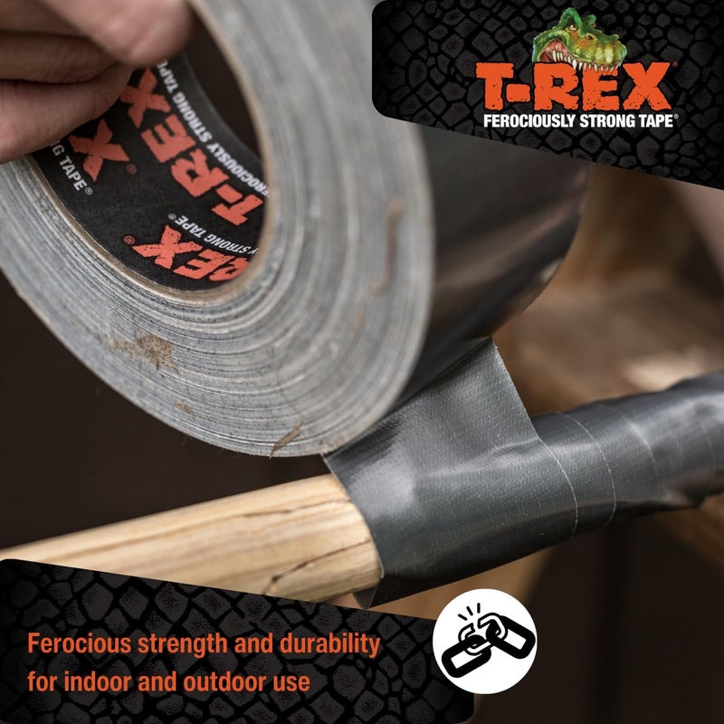 T-REX Duct Tape 1.88in x 10yd - Ferociously Strong Tape - Image 4