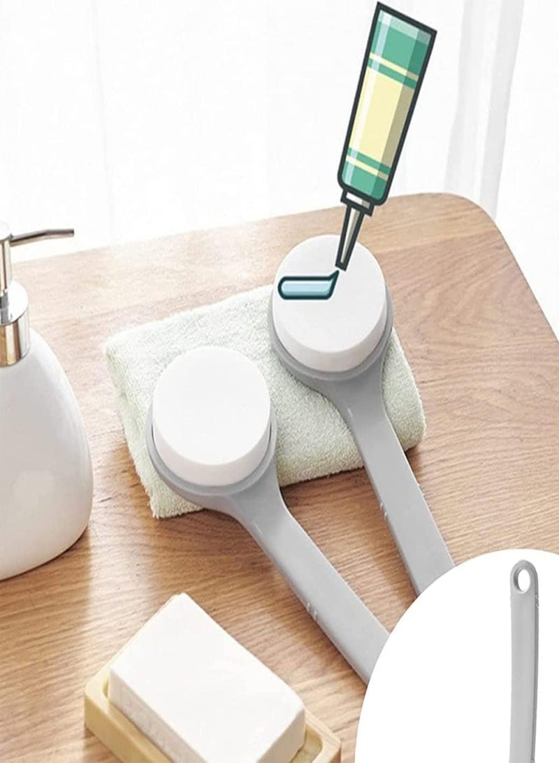 GGOOT Lotion Applicator with Handle for Back, Legs, Feet Self-applying Sunscreen, Sunless Self-Tanning, Skin Cream, Long Handle Sponge Brush, Acne - Image 3