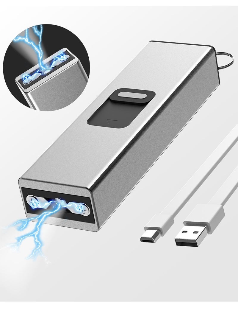 Outdoor LED Keychain flashlight (Silver) - Image 1