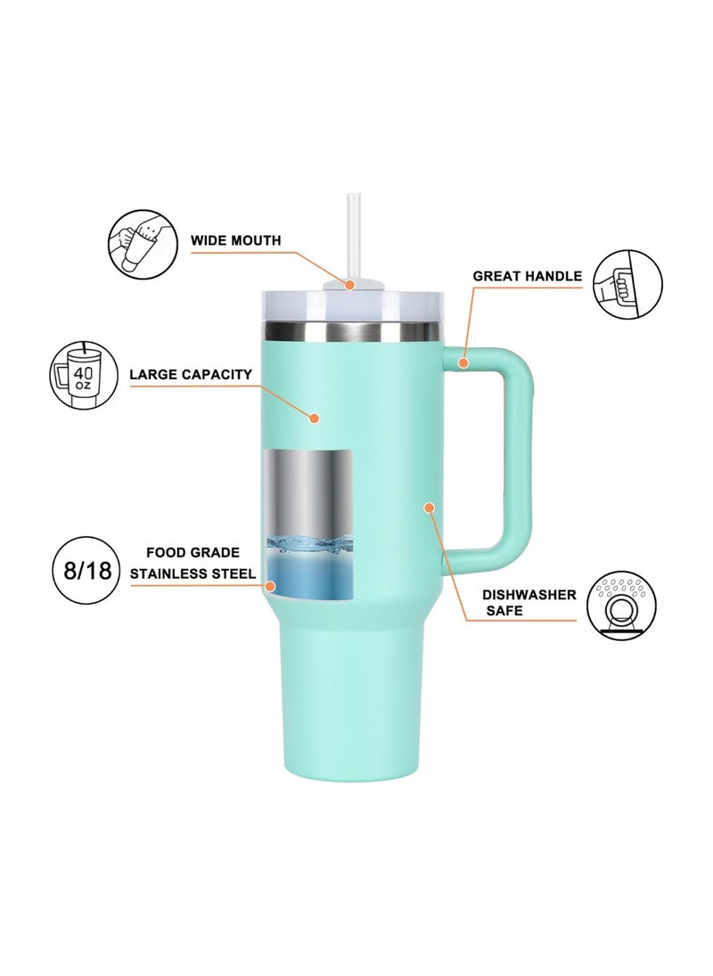 PRINTSHOP4ME - Teachers Day Tumbler Mug 1.2L With Lid&Straw|Double Walled Printed Tumbler Mug|Insulated Reusable Stainless Steel Tumbler Mug|Gift For Teachers - Image 1