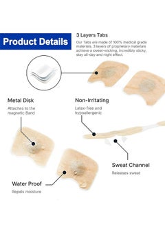 DAREU Magnetic Nose Strips for Snoring Relief – 30 Skin-Friendly Nasal Strips with Adjustable Sizes – Anti-Snoring Breathing Aid for Men and Women – Instant Snore Reduction for Better Sleep & Improved Airflow  - Image 2