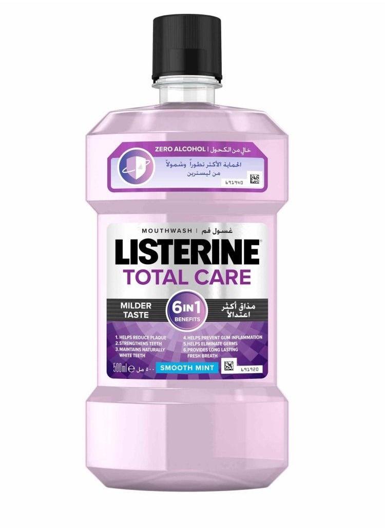 Listerine Total Care Mouthwash Milder Taste 500ml  - Image 1