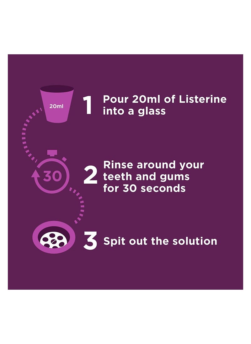 Listerine Total Care Mouthwash Milder Taste 500ml  - Image 5