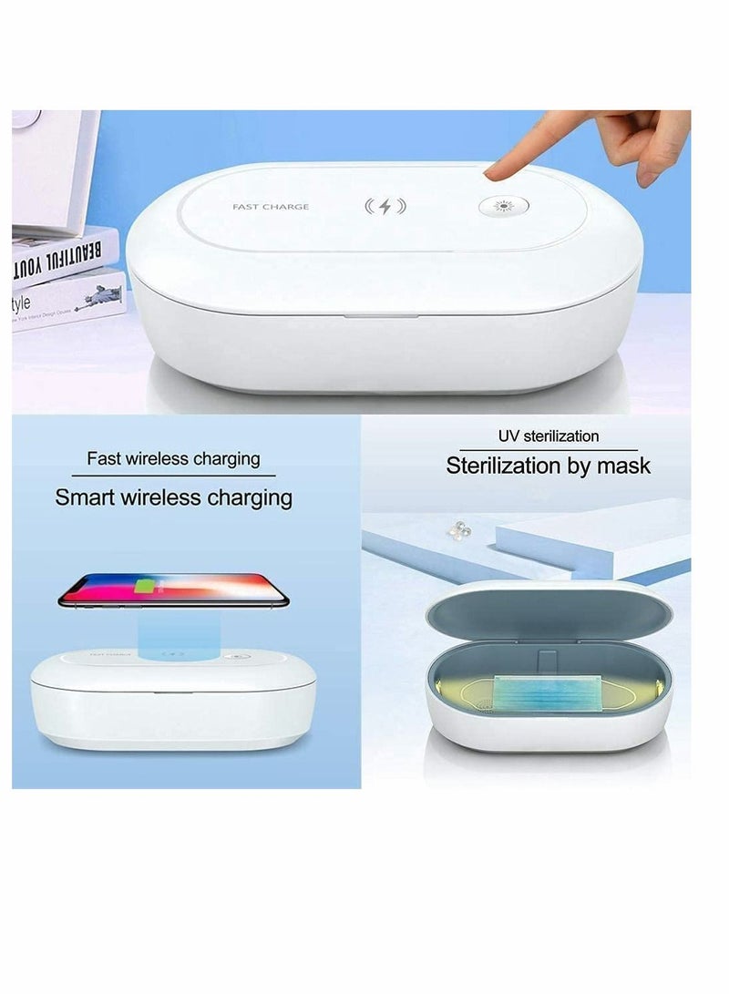 KASTWAVE UV Phone Sanitizer Box - UVC Light Cell Phone Sterilizer and Disinfection Phone Cleaner with Aromatherapy Function Disinfector for iPhone Android Smartphone Toothbrushes✔️ UV Light Sanitization: UVC h - Image 2