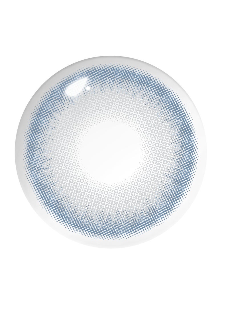 عين كي اس اس عدسات لاصقة تجميلية سنوية للجنسين من مابيت سويت هارت بلون أزرق، مجموعة تكبير مع حافظة - Image 2