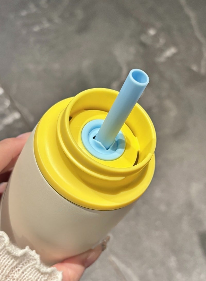تشاكو لاب CHAKO LAB عالي القيمة زجاجة العزل مع اثنين من طرق الشرب، وسهلة المحمولة، 520ML - Image 3