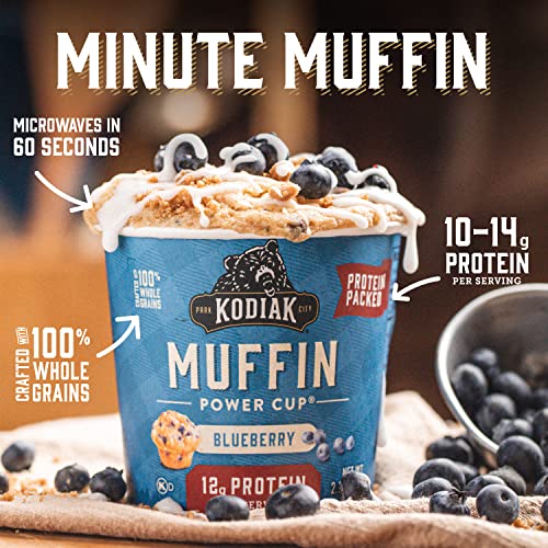 kodiak_cakes Kodiak Cakes Minute Muffins Mountain Blueberry 229 Ounce Pack of 12 Packaging May Vary - Image 5