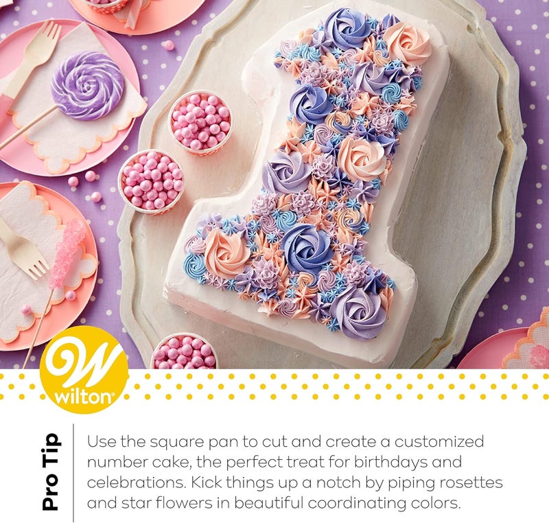 Wilton Performance Pans Aluminum Square Brownie and Cake Pan 12 x 12 inches Silver - Image 5