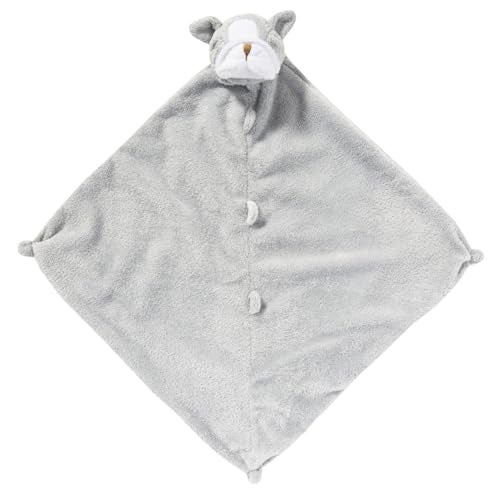 Angel Dear Grey Bulldog Blankie - Image 1