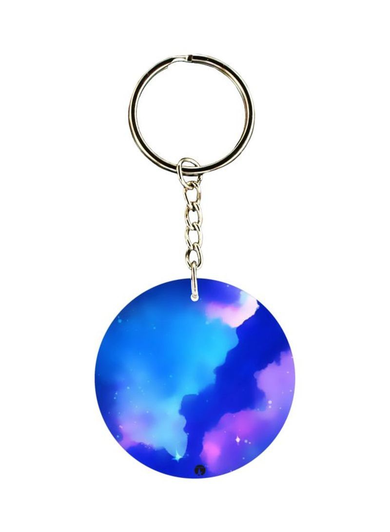 RKN Clouds Printed Keychain