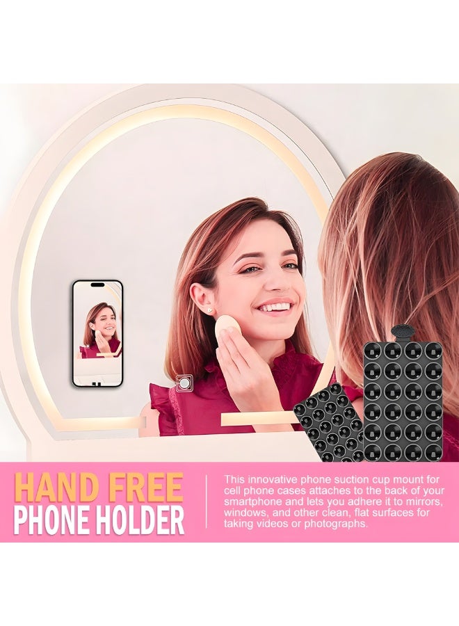 هولدر موبايل سيليكون لاصق متعدد الاستخدامات بتقنية الشفط القوي – حامل هاتف Hands-Free قابل لإعادة الاستخدام للتصوير وصناعة المحتوى – متوافق مع جميع الهواتف الذكية - Image 3