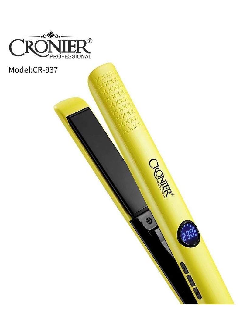 Cronier - The Cronier CR-937 Hair Straightener is an advanced hair styling device, designed to deliver perfect results and provide a comfortable user experience. - Image 1
