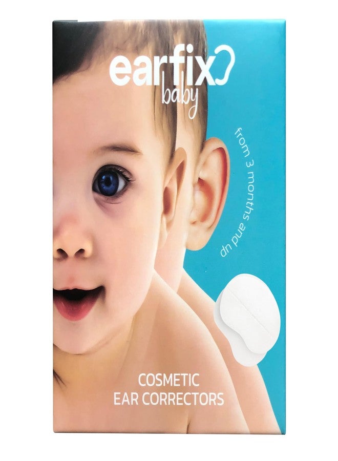 EarFix مصحح أذن الأطفال من إير فيكس (عبوة من 8 قطع) - لصقات لطيفة لتشكيل الأذن للأطفال الرضع من عمر 3 أشهر فما فوق - شريط لاصق مقاوم للماء ومضاد للحساسية للأذنين البارزتين والمتشققتين - Image 1